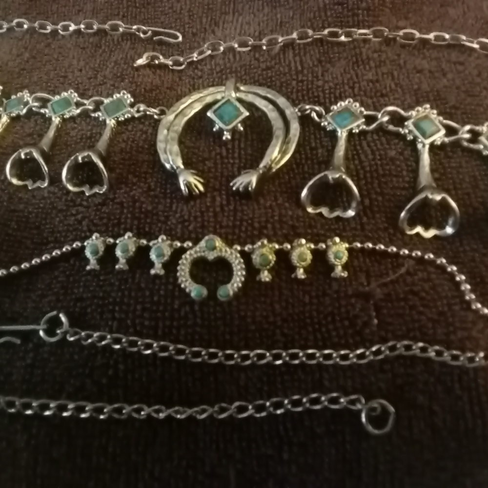 Elegant Silver and Green Jewelry Set